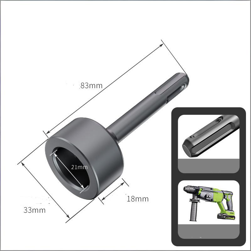 Demolition Hammer Chisel Points & Accessories - Square/Hex/Round Shank, Flat/Concave/Arc Head - for Duct Seaming, Pipe Crimping, Orchard Fencing, Flood Control Piling