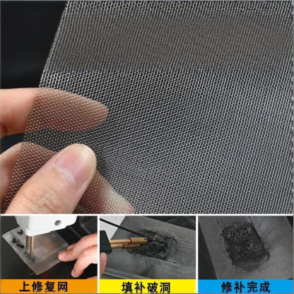Pro-Grade Stainless Steel Plastic Repair Mesh - Heavy-Duty Fusion Patch for Car Bumpers, Furniture, Toys & More