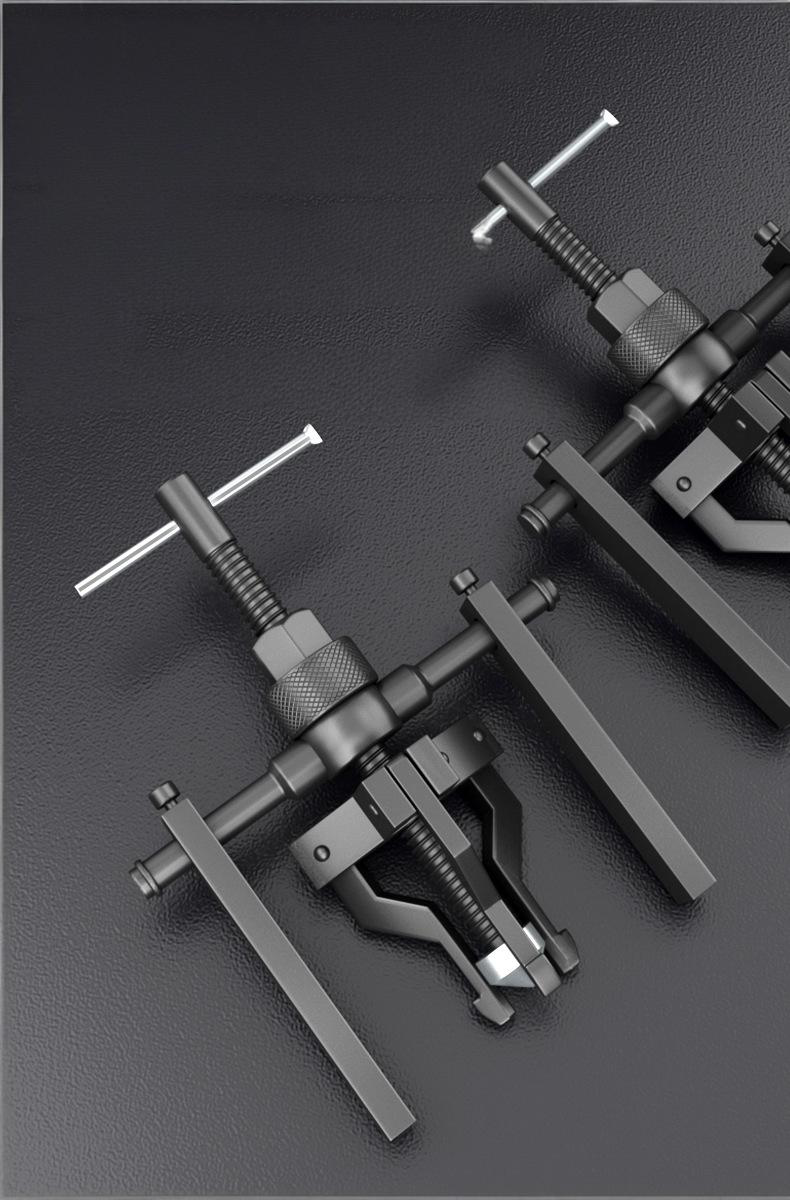 Internal Bearing Three-Jaw Puller - Self-Tightening & Anti-Drop Design, Chrome Vanadium Steel Forged, High-Strength Slide Hammer - Ideal for Inner Bore Bearing Removal in Mechanical and Automotive Repair