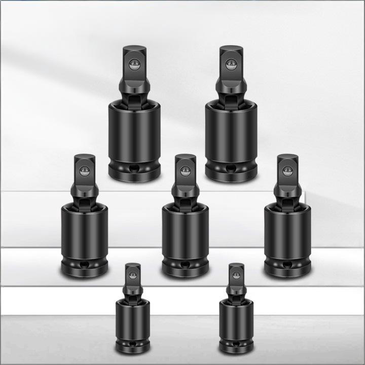 Industrial-Grade Universal Joint (Wobble Extension/Adapter) - 1/4" to 1" - for Impact Wrench, Socket, Drill, and Power Tools - High Torque, 360° Rotation, Anti-Fall Design