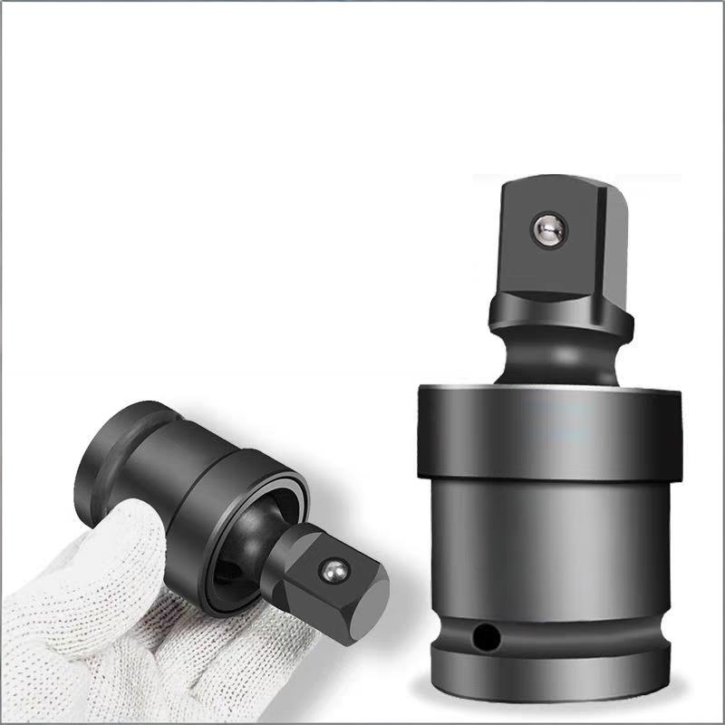 Industrial-Grade Universal Joint (Wobble Extension/Adapter) - 1/4" to 1" - for Impact Wrench, Socket, Drill, and Power Tools - High Torque, 360° Rotation, Anti-Fall Design