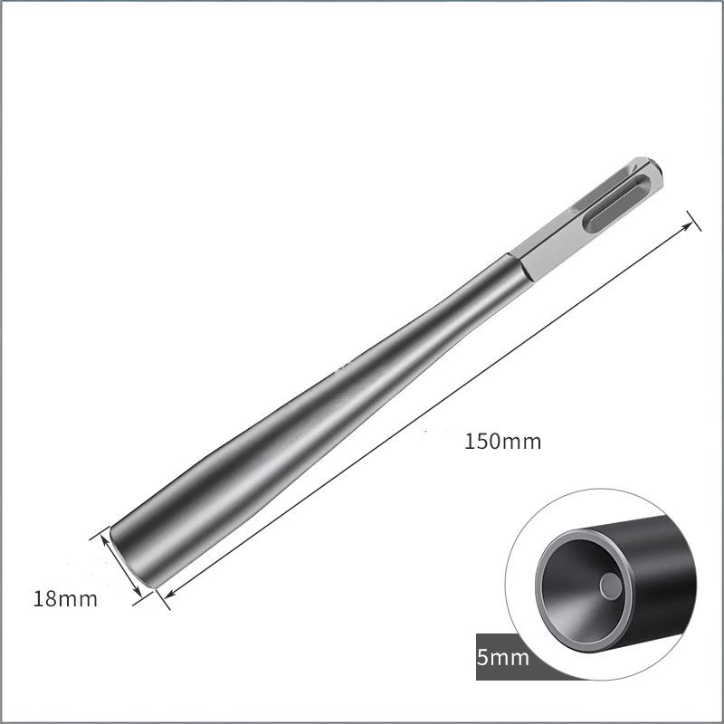 Electric Hammer Chisel Head for Expansion Bolts - 40CR Alloy Steel High Hardness, Universal Square/Hex Shank, Non-Slip Concave Design Protects Threads