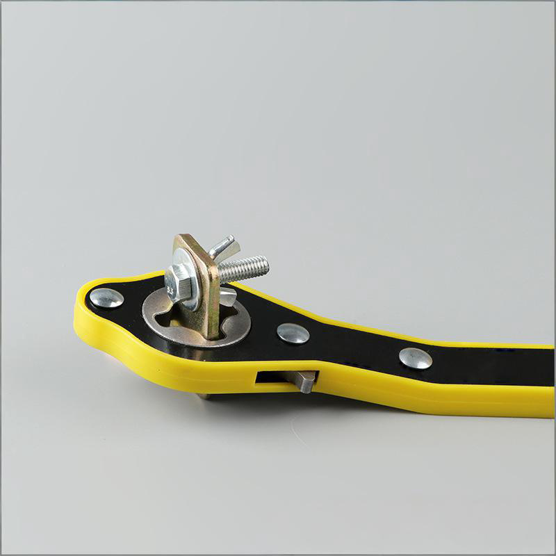 Universal 34CM Portable Car Jack Effort-Saving Wrench with Ratchet Handle - Tire Change Tool for Emergency Roadside Assistance