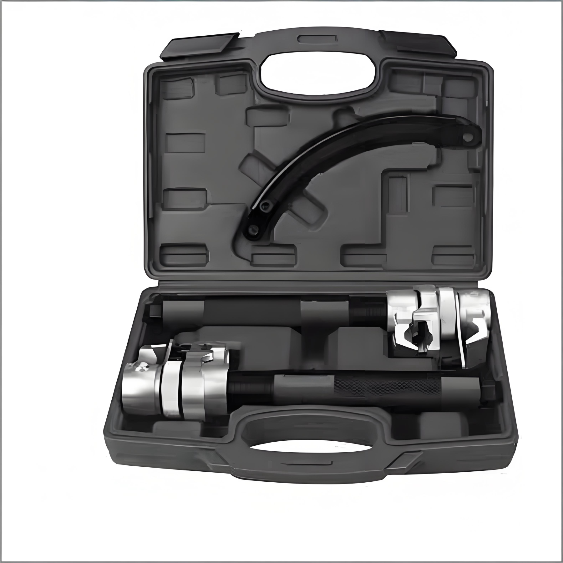 Heavy-Duty Industrial Coil Spring Compressor & Ball Joint Separator | Non-Removable Strut Spreader Tool for Shock Absorber, Control Arm, and Knuckle Removal