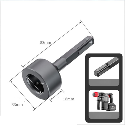 Demolition Hammer Chisel Points & Accessories - Square/Hex/Round Shank, Flat/Concave/Arc Head - for Duct Seaming, Pipe Crimping, Orchard Fencing, Flood Control Piling