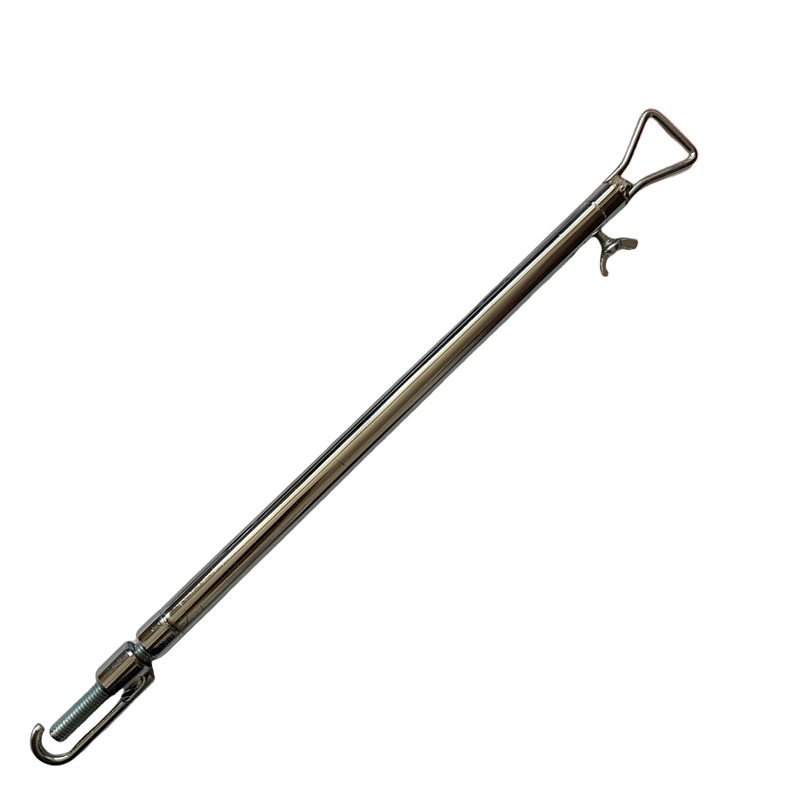 Car Hood Strut Support Rod, 31-72cm Adjustable Telescopic Prop Rod for Engine Hood, Doors & Trunk, Anti-Slip Hook Tool for Vehicle Maintenance