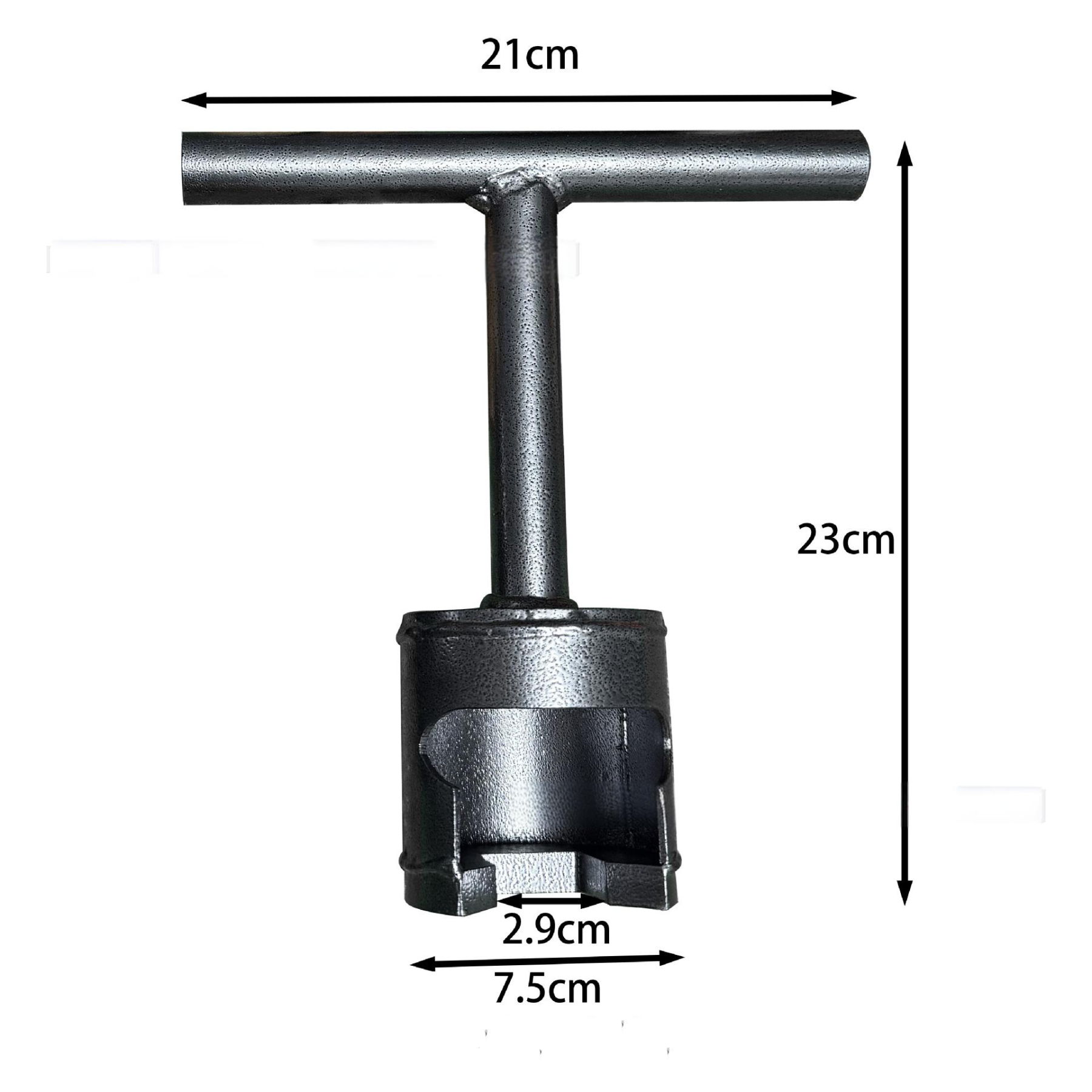 Heavy-Duty LPG Cylinder Valve Socket Wrench | 1/2" Impact Gun Compatible | Gas Bottle Valve Removal & Installation Tool