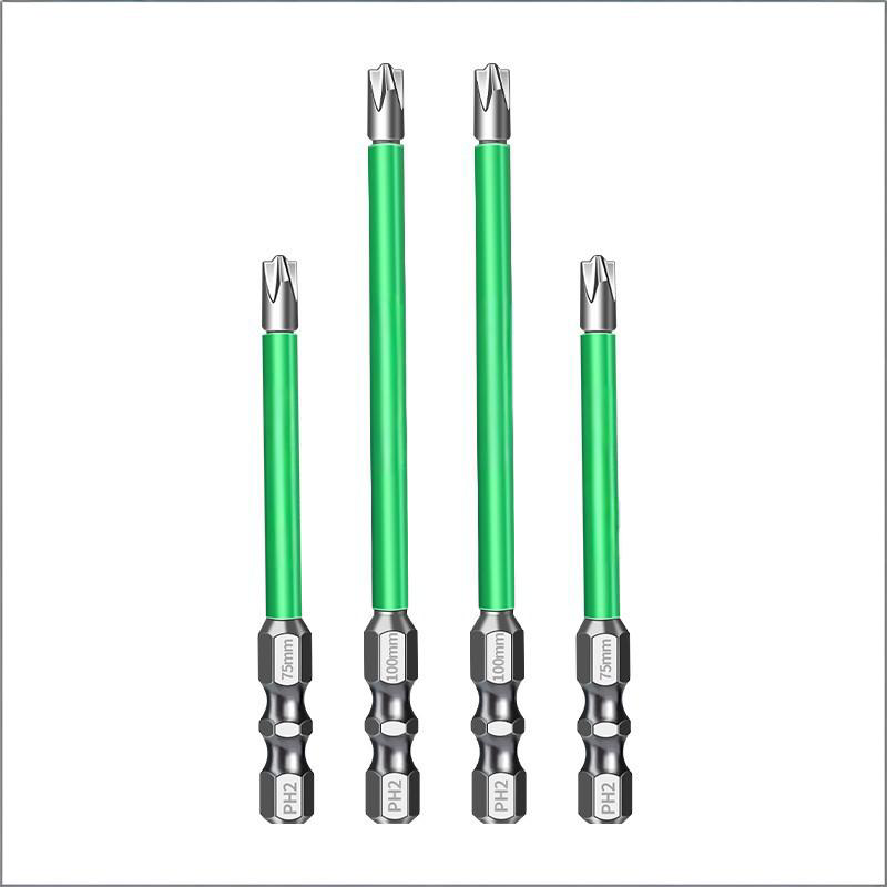 PZ (Pozidriv) Magnetic Screwdriver Bits for Electricians - Anti-Slip, Rust-Resistant, High-Torque Electric Screwdriver Tool for Switches, Sockets & Circuit Breakers