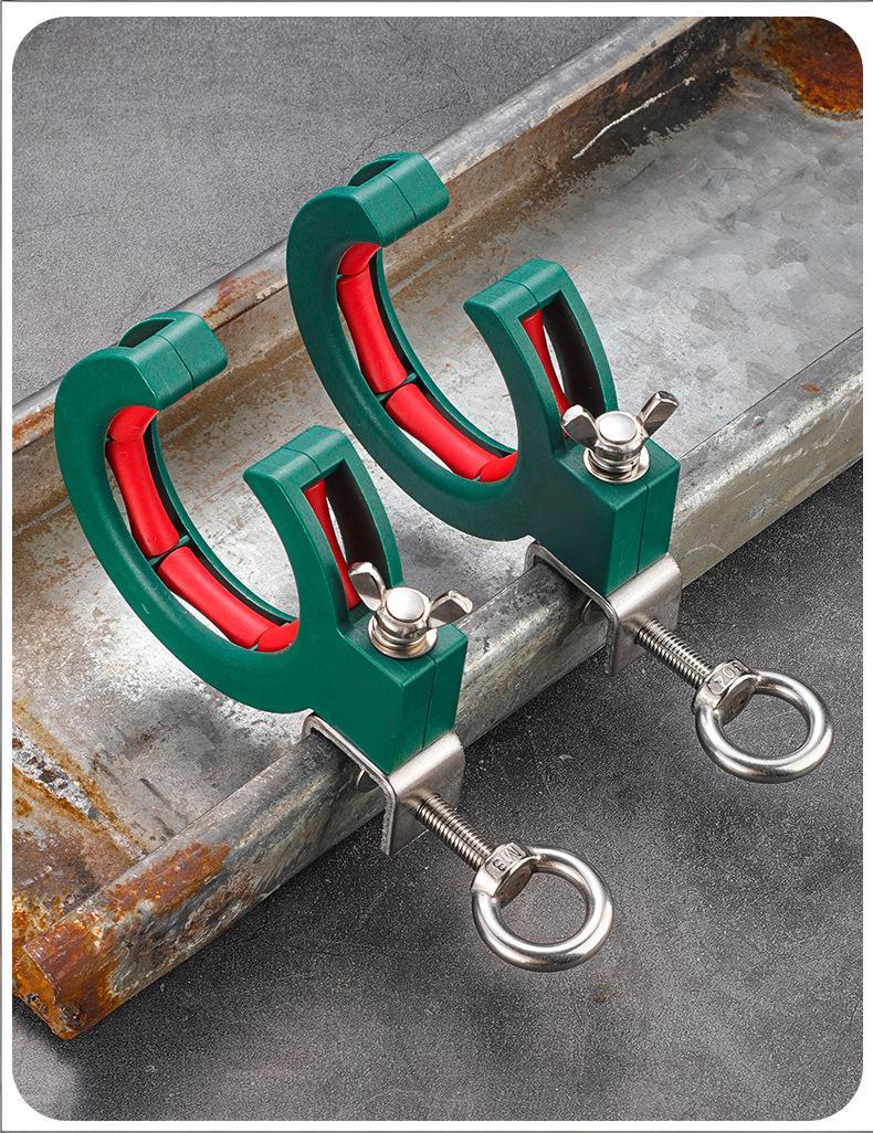 65mm Heavy-Duty Nylon Roller for Bridge Cable Pulling - Tool-Free, 360° Adjustable, Anti-Slip Design (Standard & Upgraded Versions)