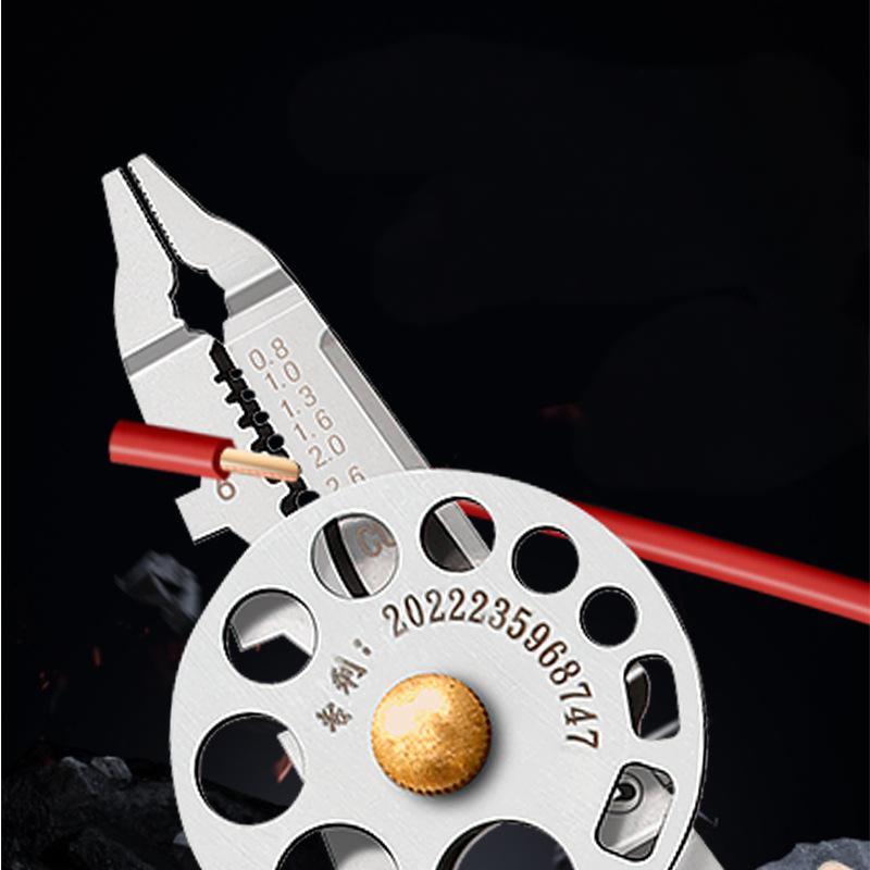  9-in-1 Wire Stripping Pliers - Multi-Tool for Electricians