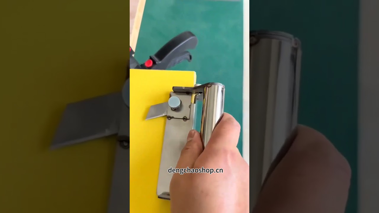 2-in-1 Stainless Steel Edge Trimmer & Rounding Plane, Wood Chamfering Tool with Alloy Blades for Deburring and Smoothing