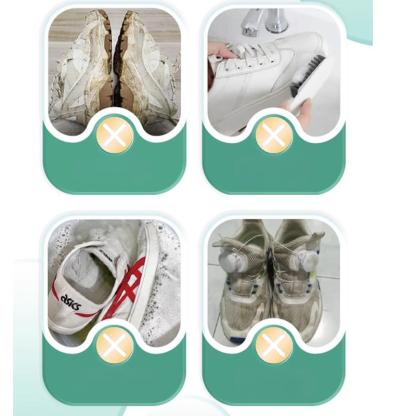 White Sneaker Cleaning Foam, Waterless Shoe Cleaner Mousse, Multi-Purpose Non-Ionic Sneaker Cleaning Foam