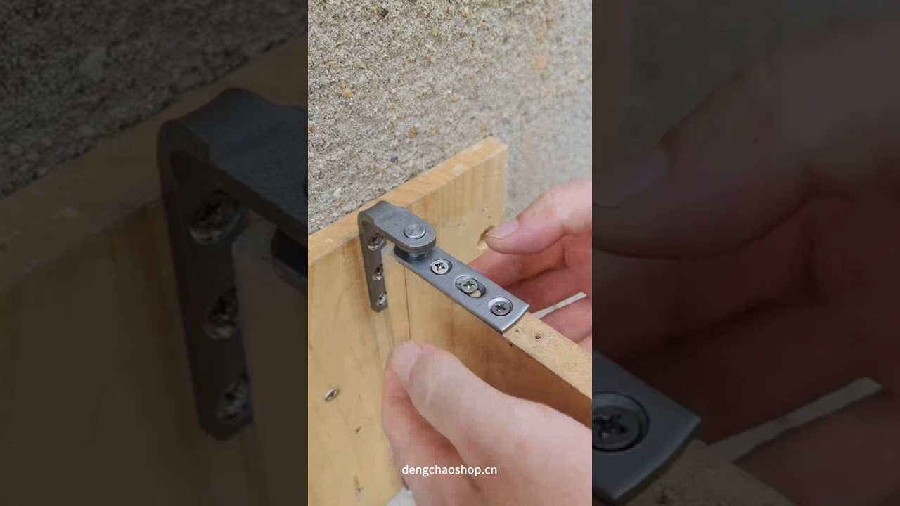 Self-Closing 304 Stainless Steel Dual-Axis Gravity Pivot Hinge – Effortless Swing & Automatic Return for Bar Doors, Half-Doors, and Gates