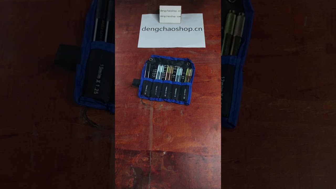 GTM Professional Wheel Hub Guide Pin Set - 8pc (10pc) | M12x1.25/M12x1.5/M14x1.25/M14x1.5 | Compatible with Mercedes-Benz, BMW, Audi, VW & More