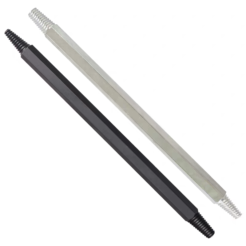 Broken Spark Plug Extractor Tool - 40-CR Alloy Forged Reverse Flute Tap, Dual-End Design, 185mm Long for Automotive Repair