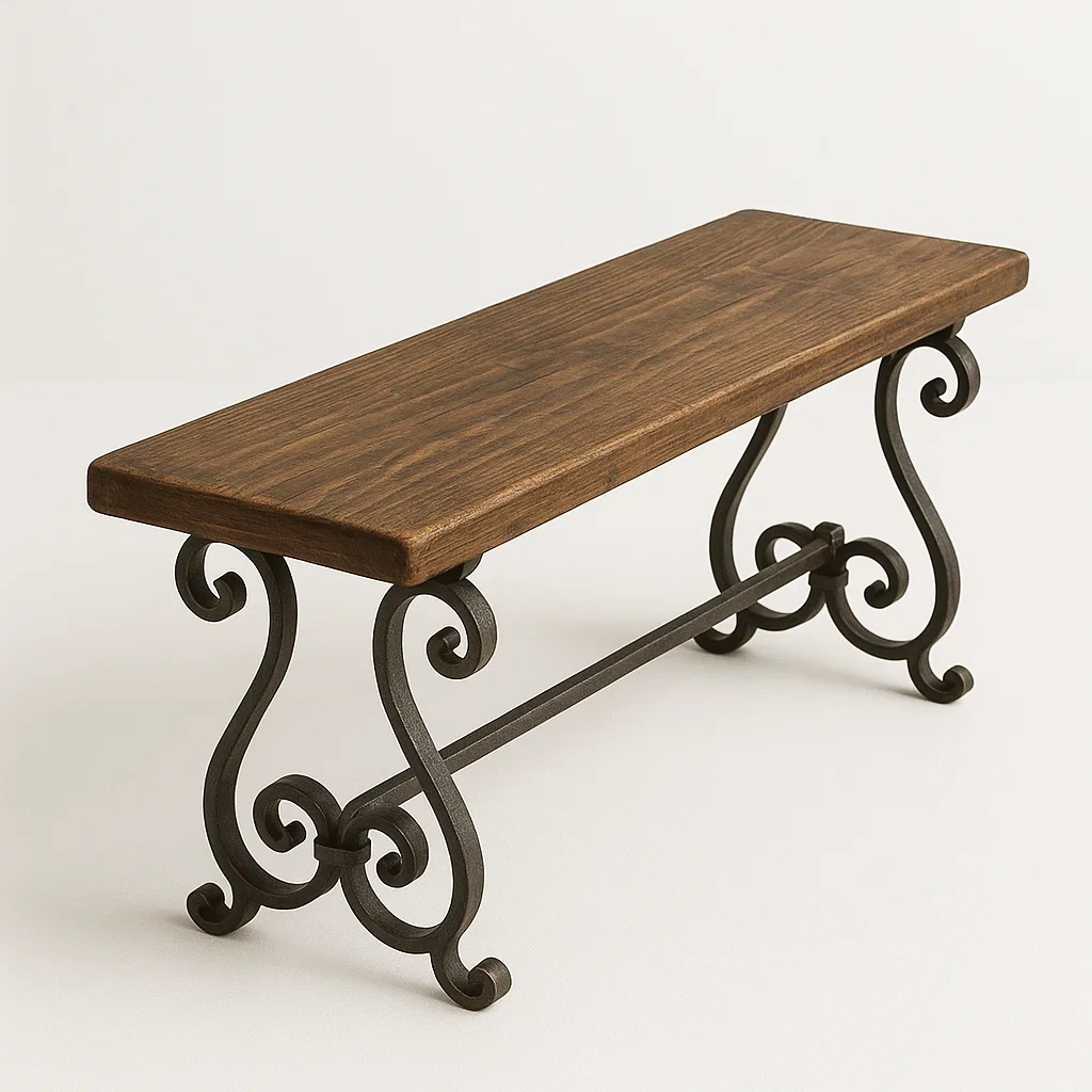 Penkki Puu ja Rauta 100cm x 30cm x 45cm