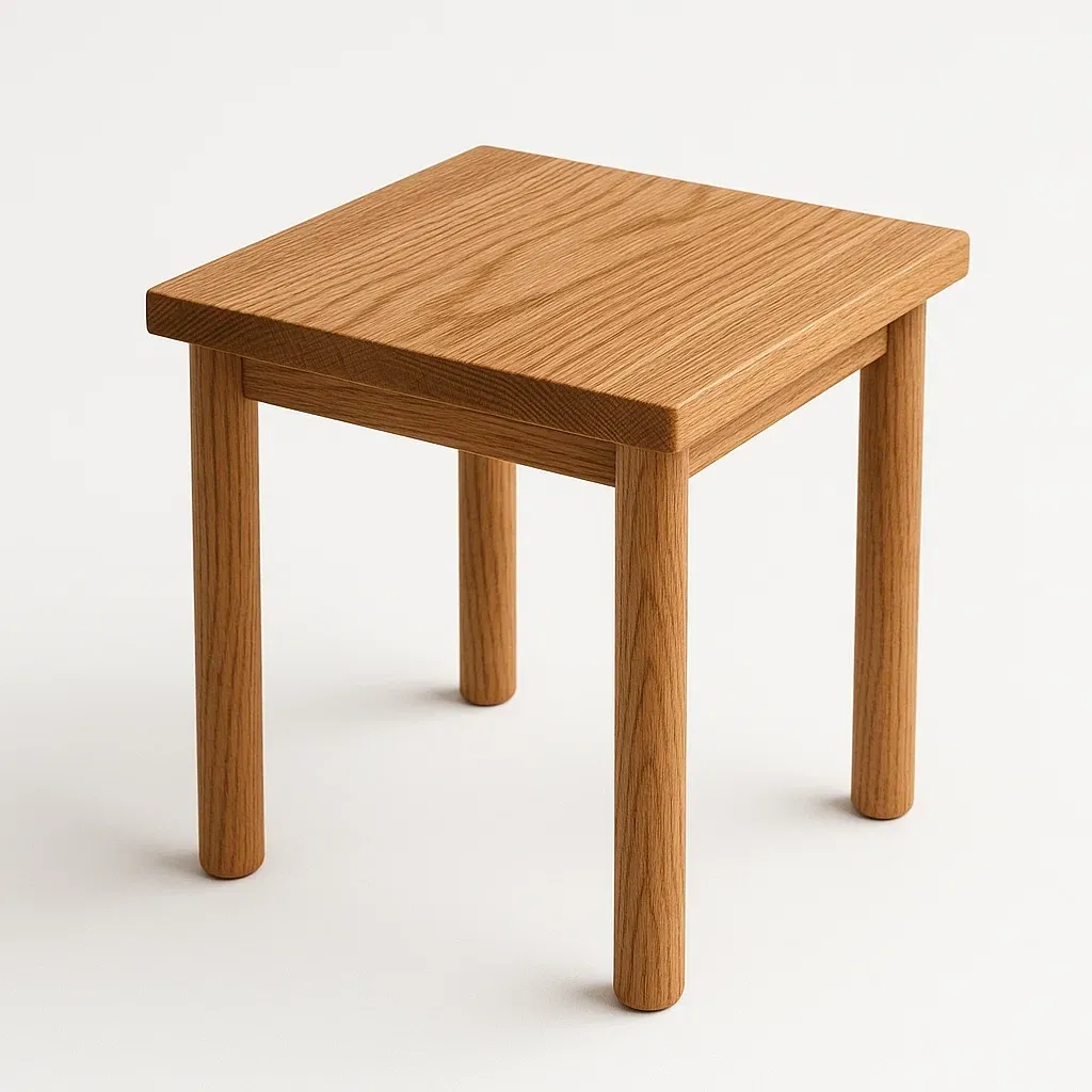 Sivupöytä Massiivipuurunkoinen Neliö 35x35x45 cm
