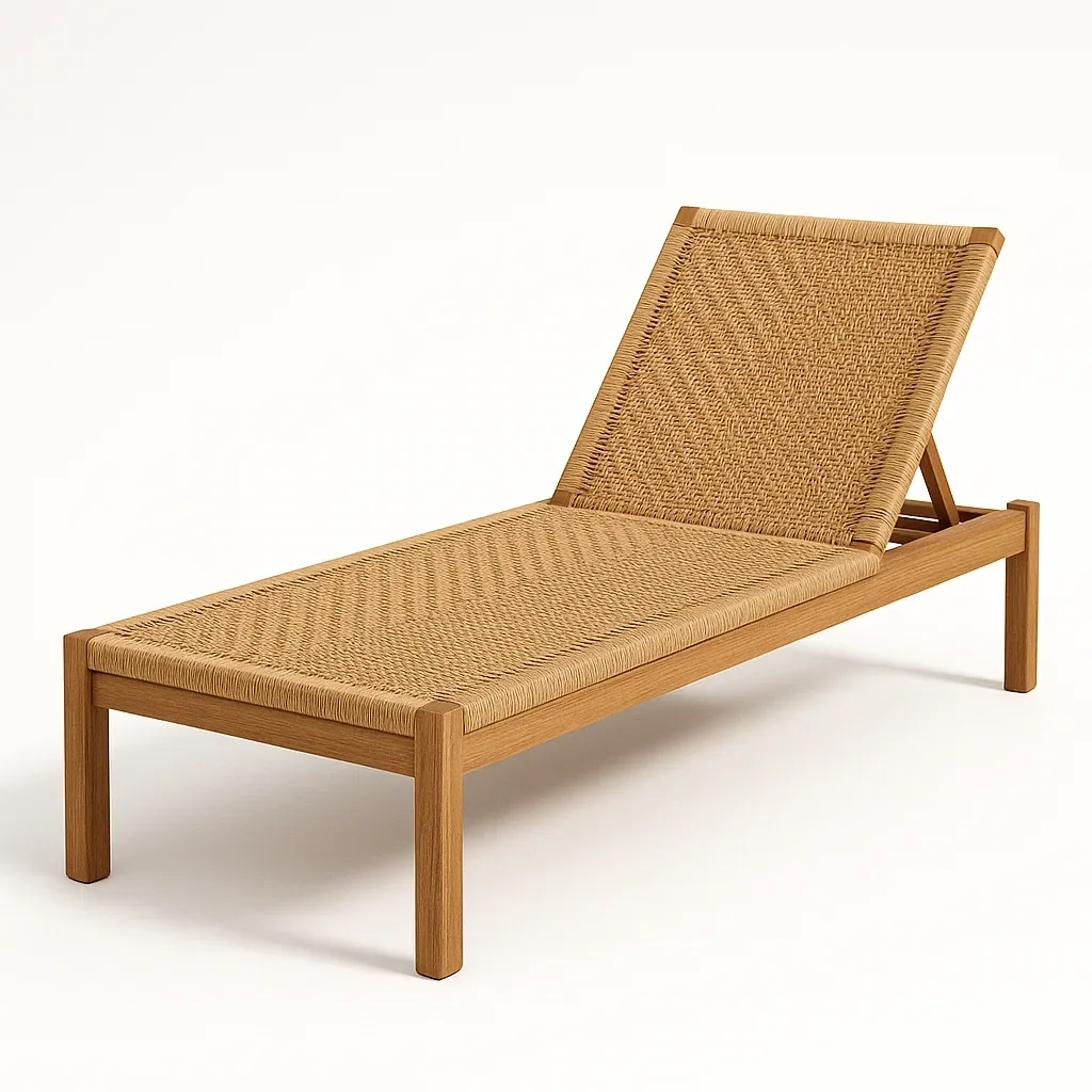 Aurinkotuolit ja lepotuolit Tammi ja Wikkeli Säädettävä Päänoja 196x75x37 cm