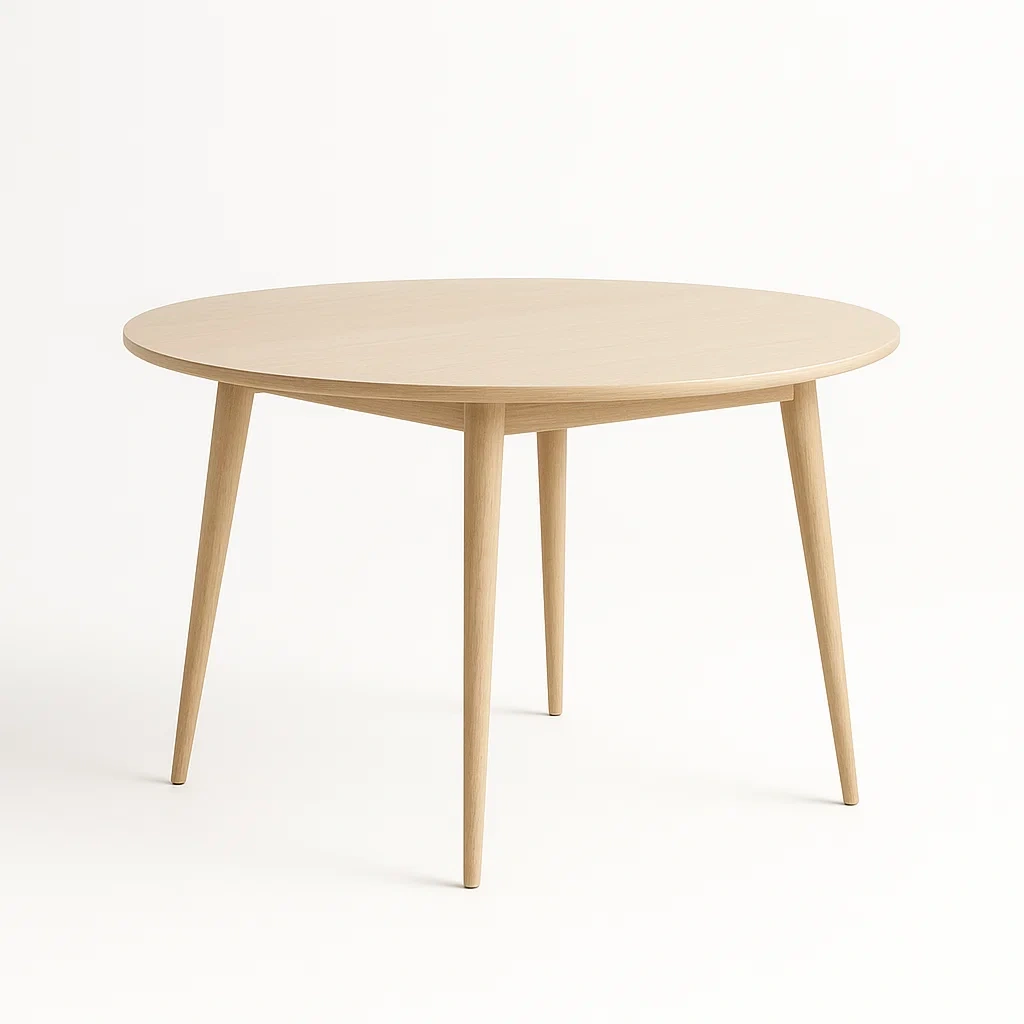 Puutarhapöytä Pyöreä Tammi 120 cm