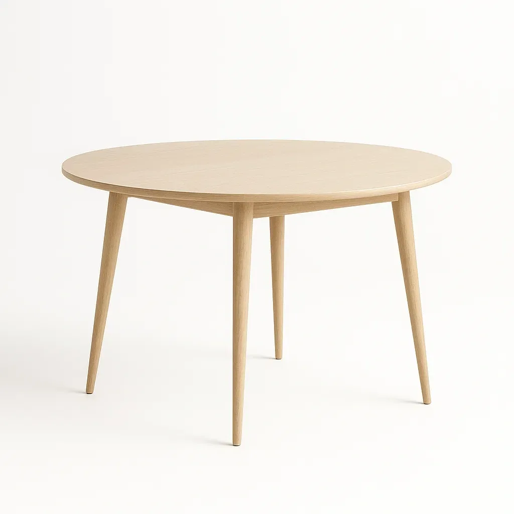 Puutarhapöytä Pyöreä Tammi 120 cm