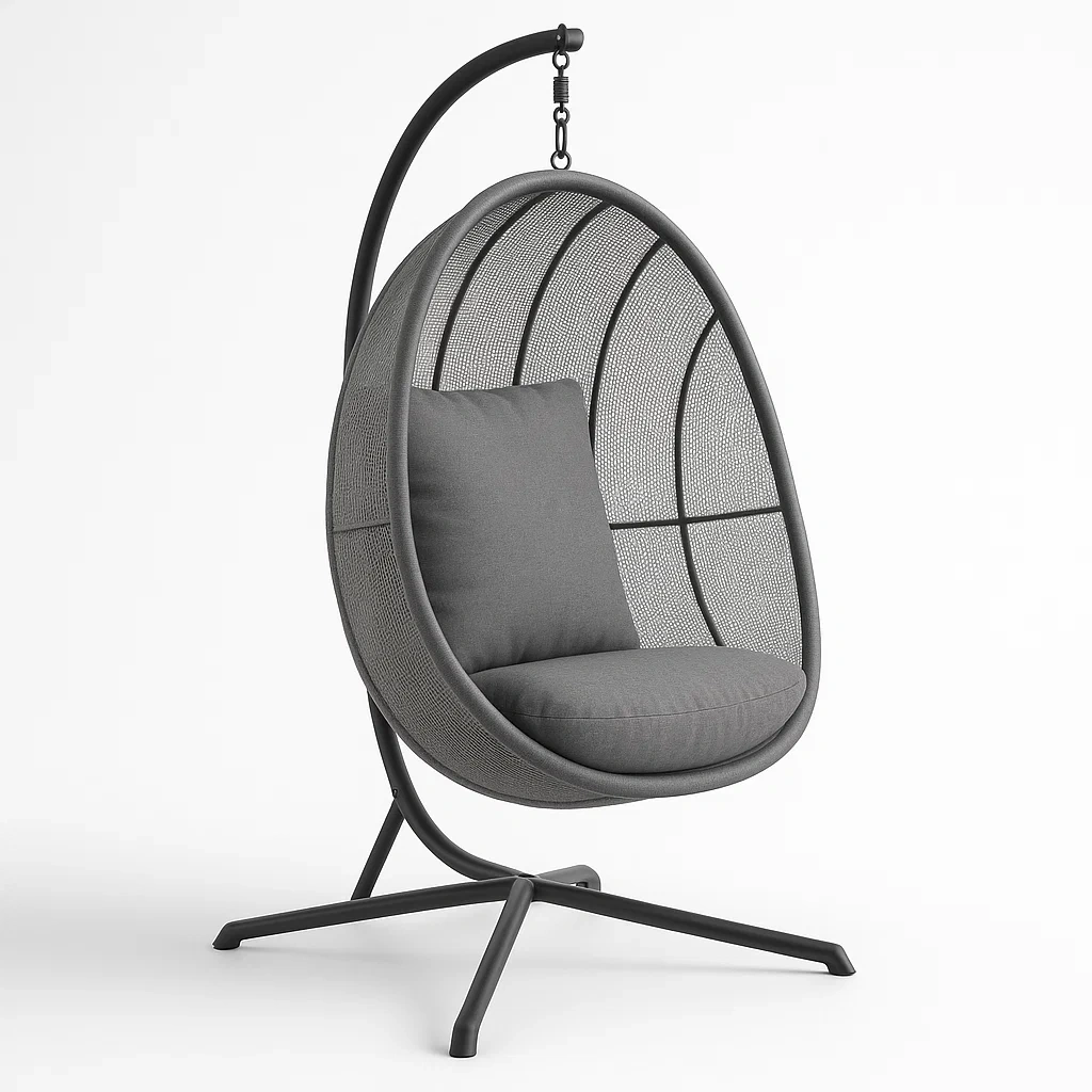 Riipputuoli Harmaa Teräs/PVC Ripustettava 200 cm Korkeus