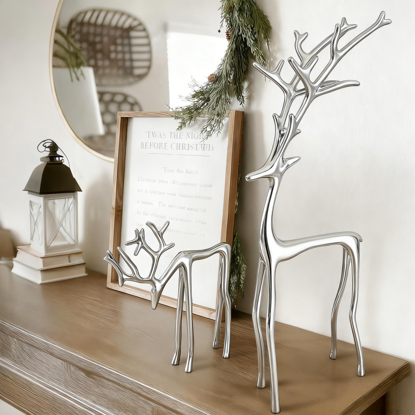 Reindeer Statues-Christmas Decorations