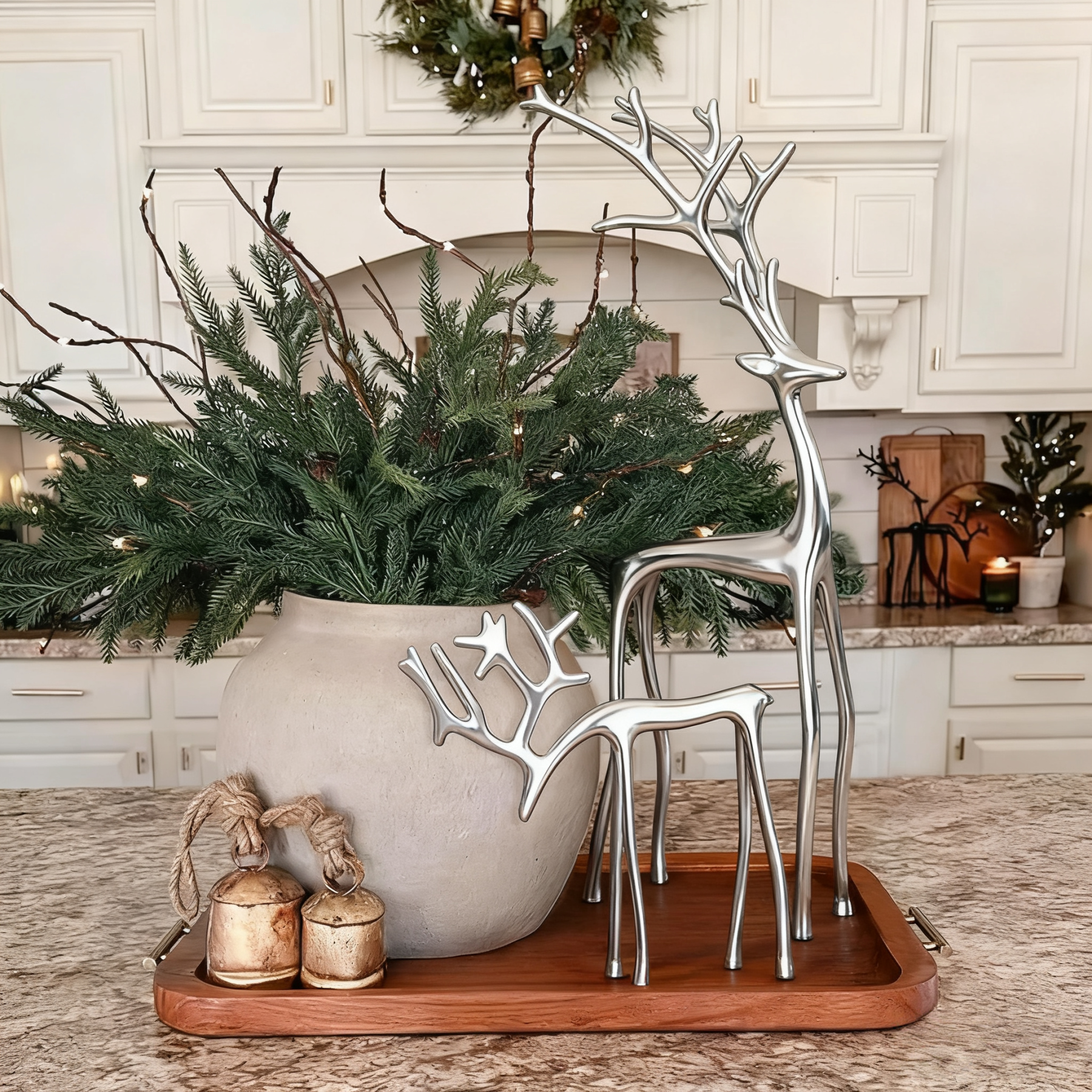 Reindeer Statues-Christmas Decorations