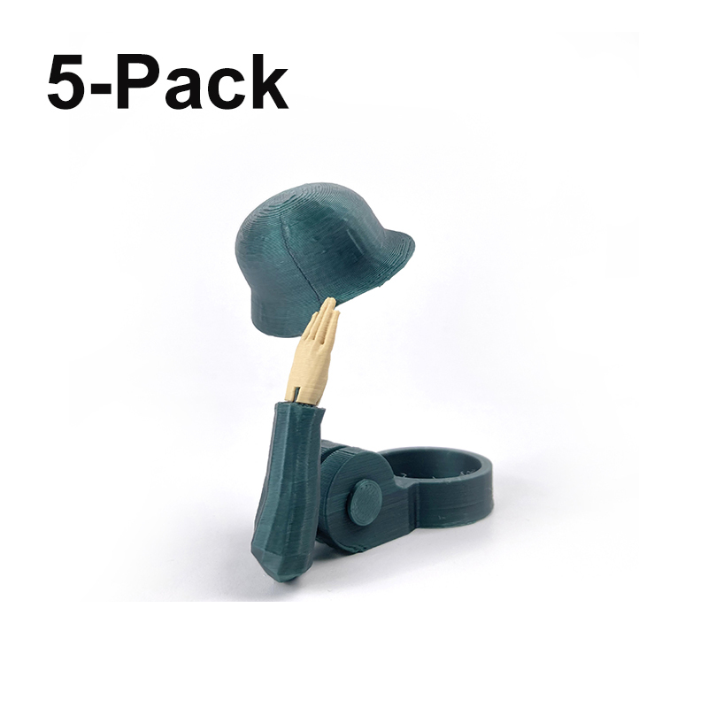 Beer Bottle Saluting Soldier Cap