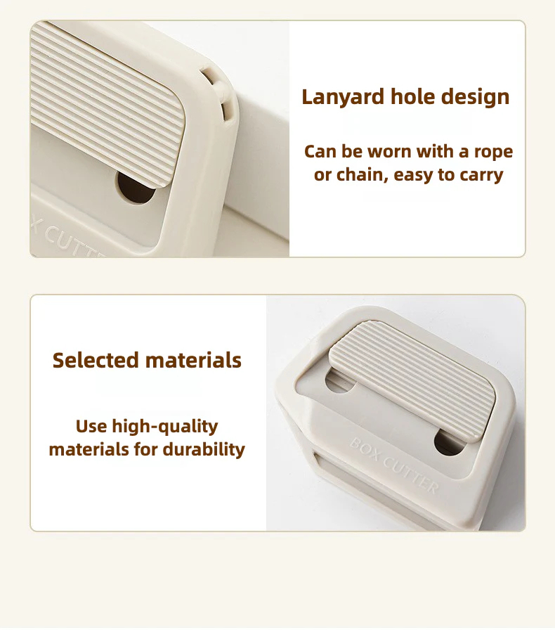 Automatic rebound box cutter