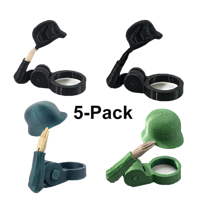 Beer Bottle Saluting Soldier Cap