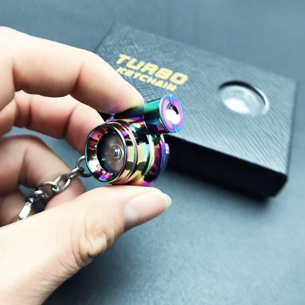 Electronic Turbo Keychain with Sounds + LED