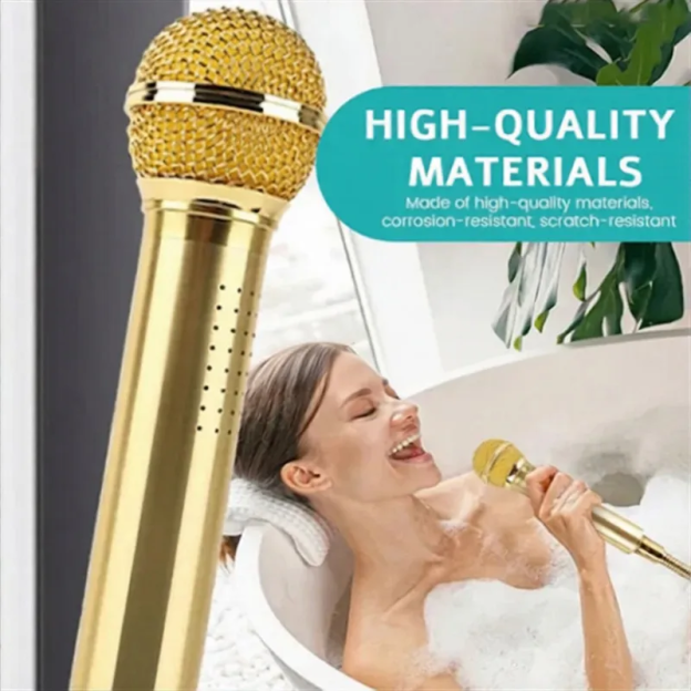 Microphone-Shaped Creative Showerhead