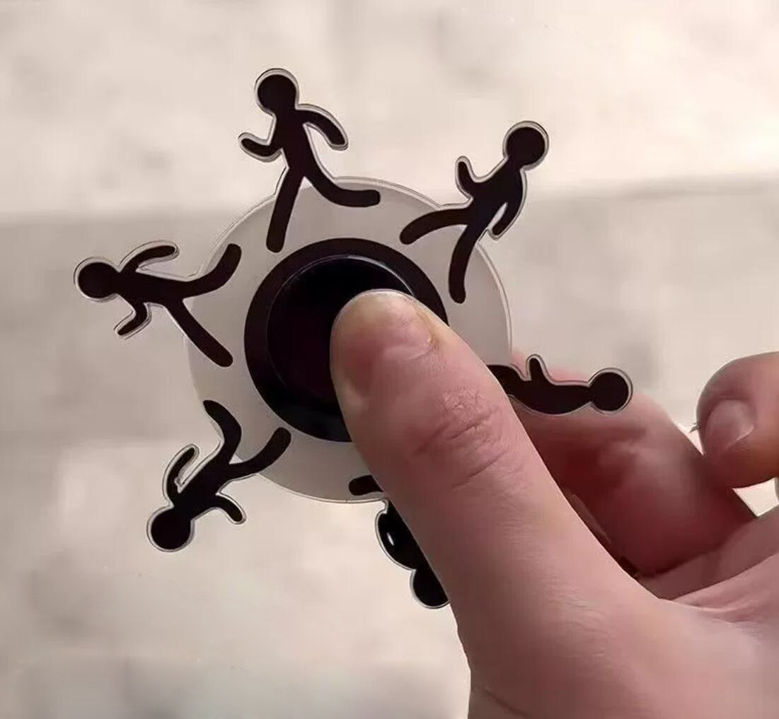 Running Stickman Fidget Spinner