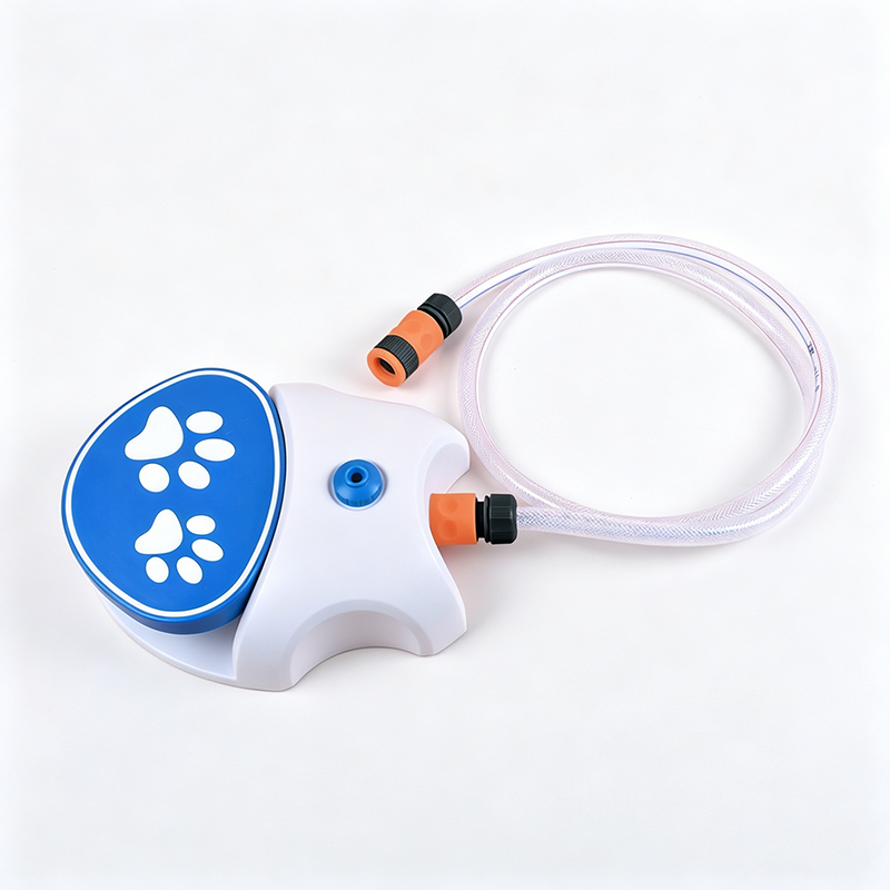 Outdoor Foot-Activated Dog Water Sprinkler