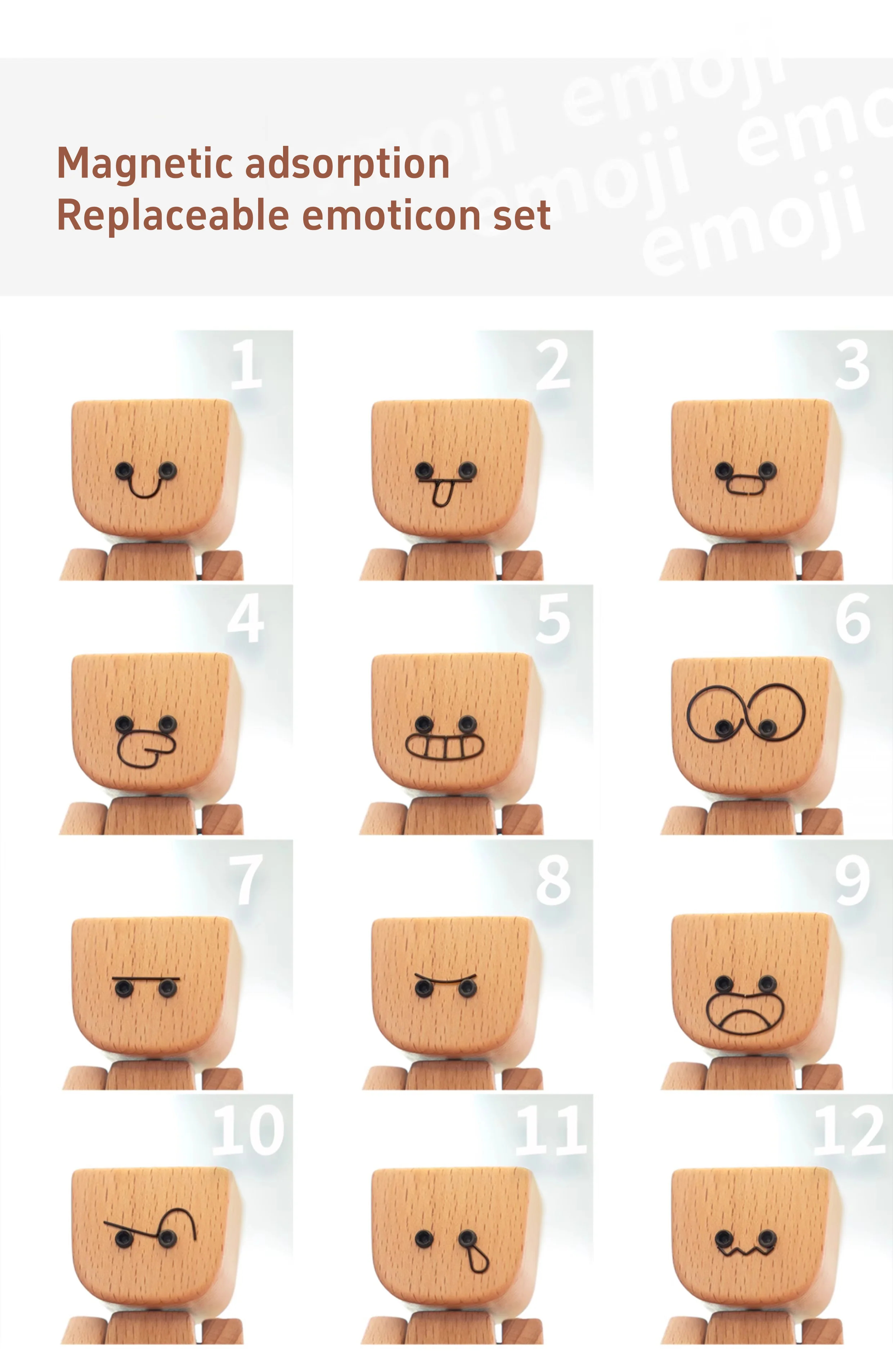 Shaking Feet Wooden Doll