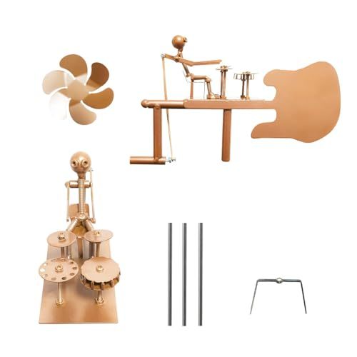 Handmade Metal Drummer Windmill