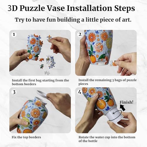 3D Puzzle Vase