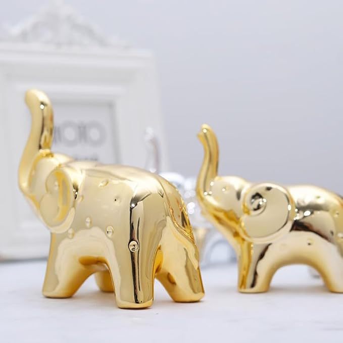 Ceramic elephant figurine