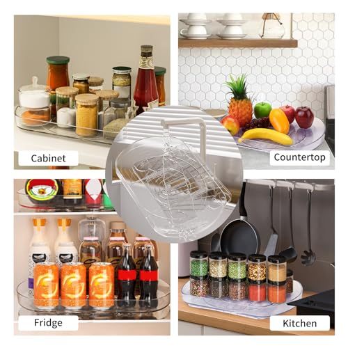 Turntable Organizer for Refrigerator