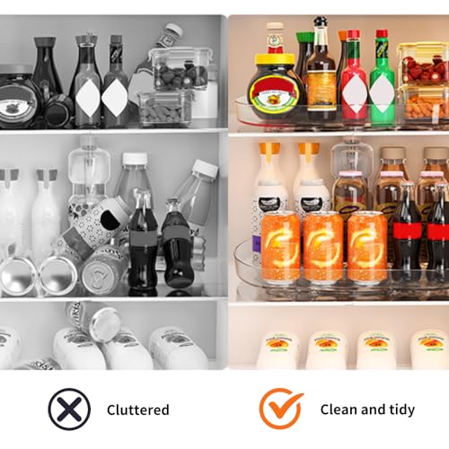 Turntable Organizer for Refrigerator