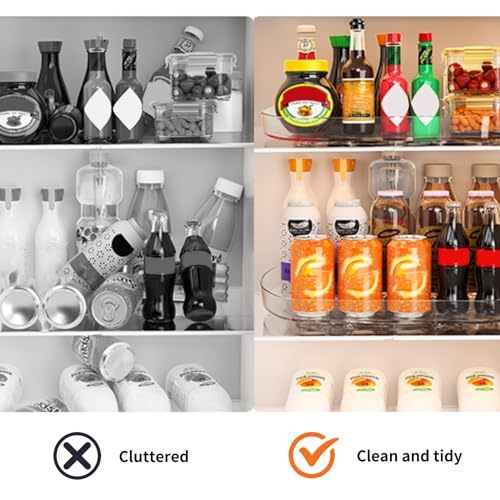 Turntable Organizer for Refrigerator