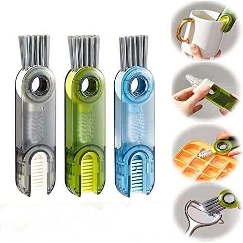 Multipurpose 3 in 1 Bottle Gap Cleaner Brush