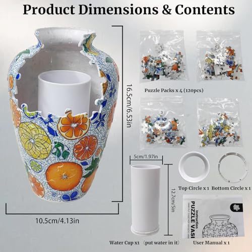 3D Puzzle Vase
