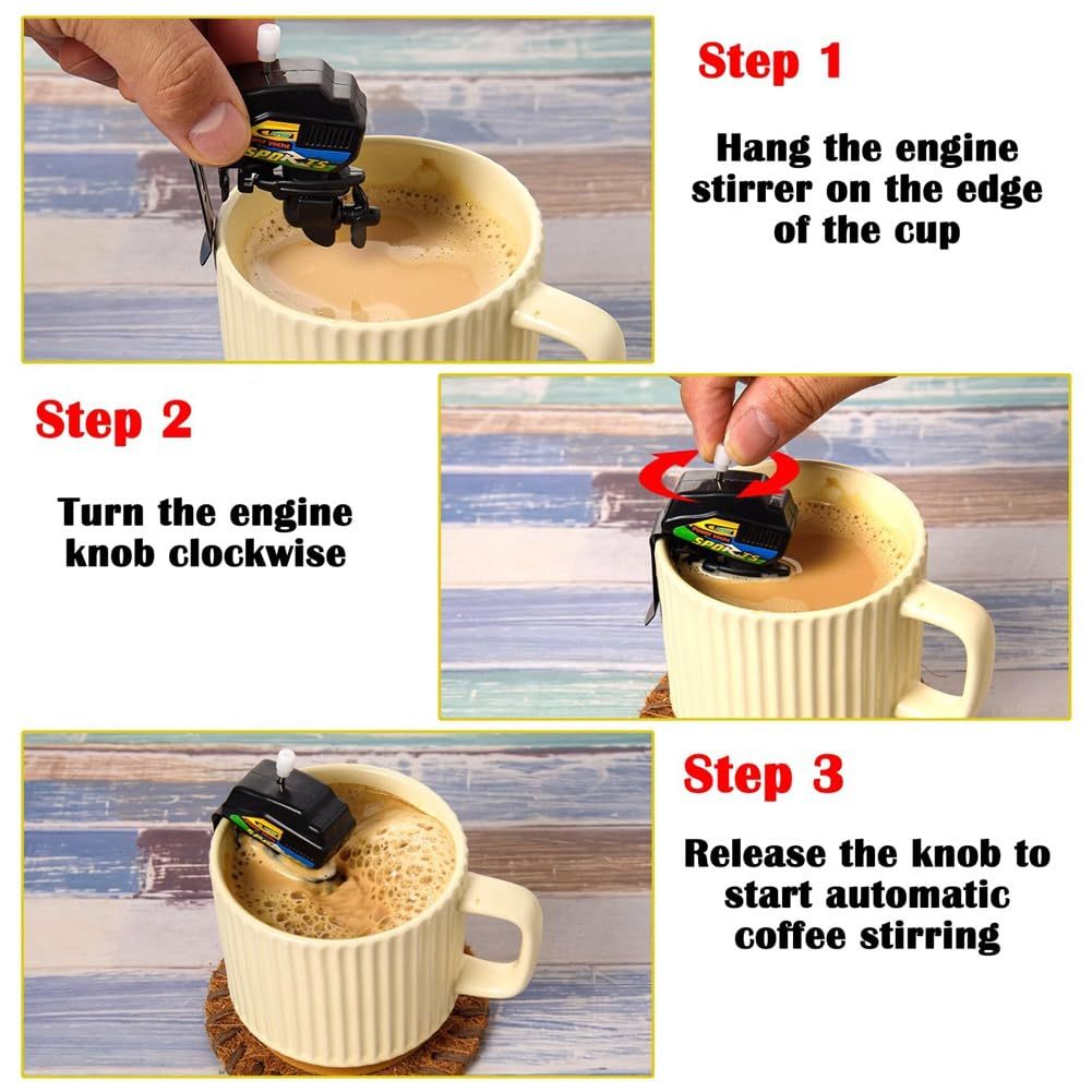 Boat Motor Coffee Stirrer for Cup