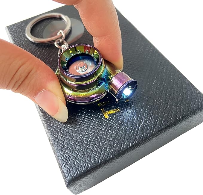 Electronic Turbo Keychain with Sounds + LED