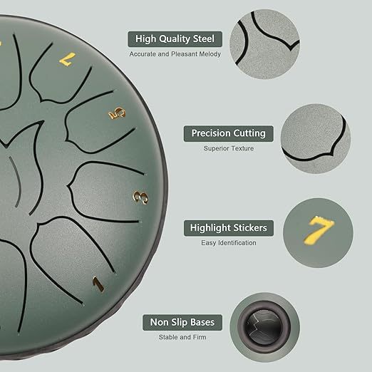 Steel Tongue Drum Rain Chime