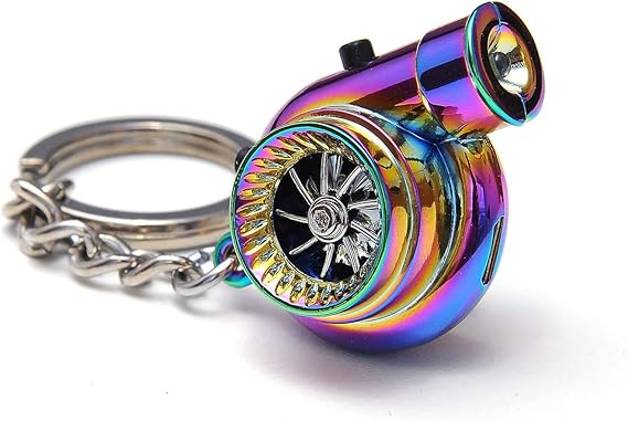 Electronic Turbo Keychain with Sounds + LED