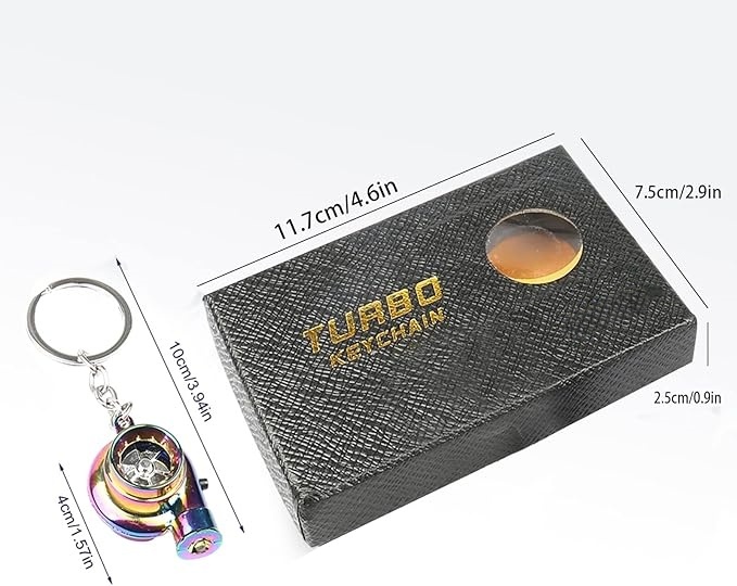 Electronic Turbo Keychain with Sounds + LED