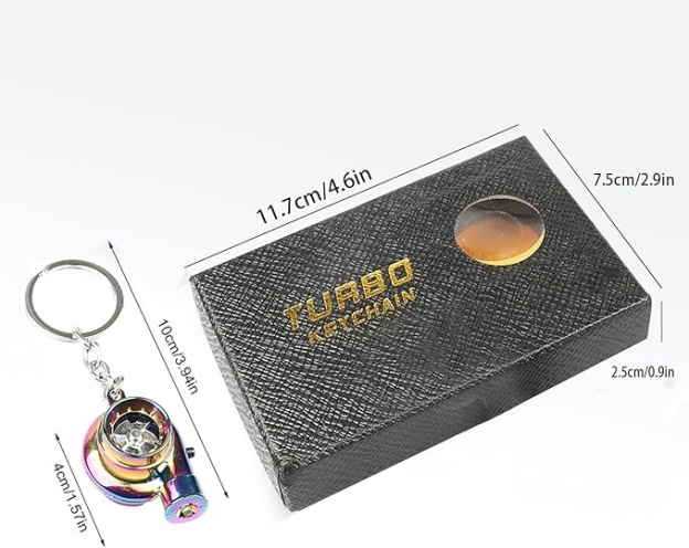 Electronic Turbo Keychain with Sounds + LED