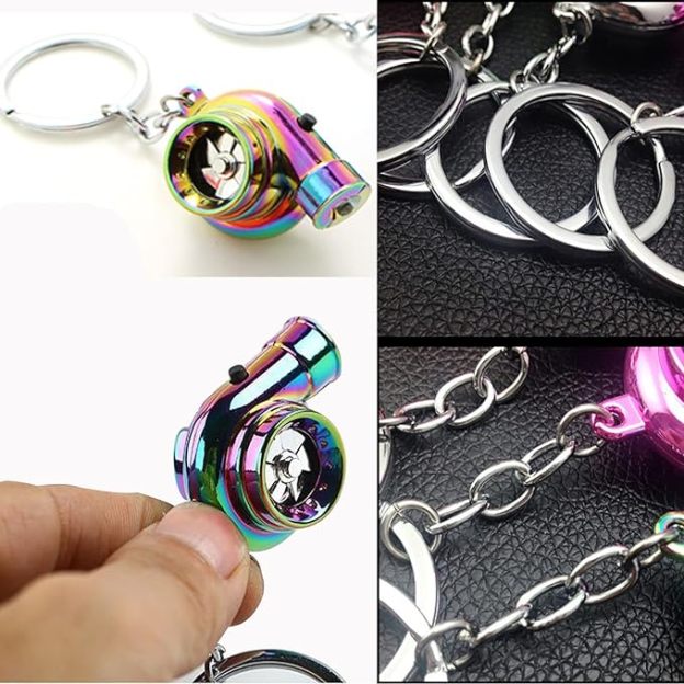 Electronic Turbo Keychain with Sounds + LED